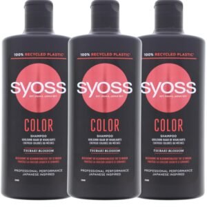 3x Syoss Shampoo Color je 440ml für Gefärbtes & Gesträhntes Haar Schutz & Pflege