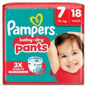 Pampers Baby-Dry Pants Gr.7, Single Pack, 15+kg (18 Stk)