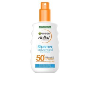 Garnier Delial Sensitive Advanced - Sonnenschutzspray für klare, empfindliche und sonnenintolerante Haut - IP50+ - 150 ml