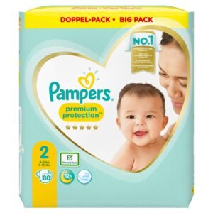Pampers Premium Protection Größe 2, 80 Windeln
