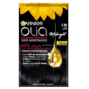 Garnier Olia Permanente Haarfarbe ohne Ammoniak 1.10 Saphirschwarz