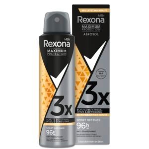 Rexona Men Maximum Protection Deospray Sport Defence Antitranspirant mit 96 Stunden Schutz vor Schweiß und Körpergeruch 150 ml