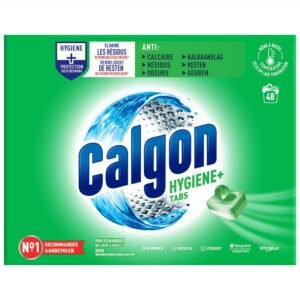 CALGON Hygiene-Plus Anti-Kalk-Tabletten für die Waschmaschine, 48 Stück