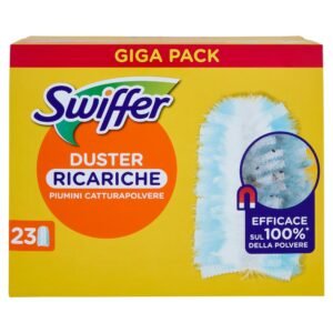 Swiffer Duster Staubwedel Nachfüllpackung, 23 Stück, fängt und fängt 3 x mehr Staub und Haare als EIN traditioneller Staubwedel, reinigt, ohne Staub zu verteilen, Griff separat erhältlich