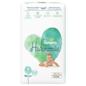 Pampers Harmonie (Pure) Windeln, Große 1, 2-5 kg, 50 Stück