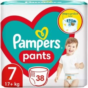 Pampers Pants Windeln Große 7 (17+ kg), 38 Stück, Bester Schutz & Komfort Pampers in Einfach anzubringenden Windeln
