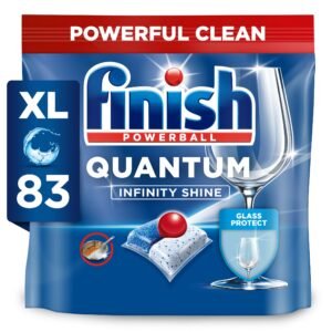 Finish Quantum Infinity Shine Spülmaschinentabs Bulk | Duft: frisch | Größe:83 Spülmaschinentabs | Für strahlend sauber