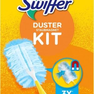 Swiffer Staubmagnet Kit Mit 1 Handgriff Und 7 Nachfülltücher, Nimmt Staub Auf Und Schließt Ihn Ein