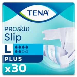 Tena - Tena Proskin Slip Plus (Größe L) Inkontinenz-Slip - 30 Stück