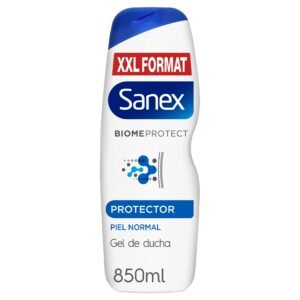 Sanex Biomeprotect Dermo Protector, Duschgel oder Bad, normale Haut, mit Präbiotikum, bekämpft Bakterien, 850 ml