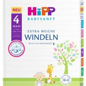 HiPP Babysanft Windeln Maxi 4 Doppelpack