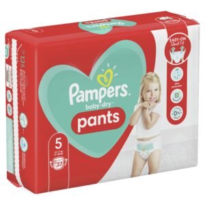 Windeln Pampers Große 5 (12 kg - 17 kg)  Baby-Dry Pants Windeln, 37 Höschen