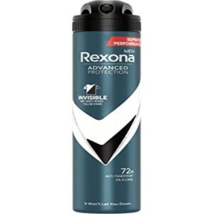 Rexona Deodorant Advanced Protection 72h Invisible Black & White Antitranspirant für Herren, 200 ml