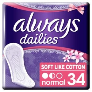 Always Dailies Soft Like Cotton Normal Fresh Slipeinlagen, 80 g, 4015400567387