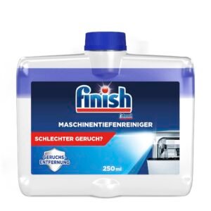 Finish Maschinentiefenreiniger - Flüssiger Maschinenreiniger gegen Kalk und Fett für eine saubere Spülmaschine - 1 x 250 ml Maschinenpfleger