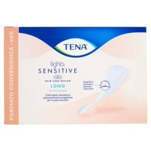 Tena Lights Slipeinlagen Long für empfindliche Haut, 1er Pack (1 x 40 Stück)