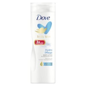 Dove Body Lotion Hydro Pflege Körperpflege für pflegeleichte Haut mit 3x mehr Feuchtigkeit 400 ml 1 Stück