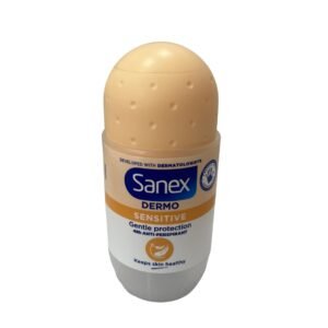 SANEX - Sanex Dermo Sensitive pH Balance Deodorant - Anti-Transpirant Wirksamkeit 24 Stunden - Flasche mit Kugel - 6 x 50 ml