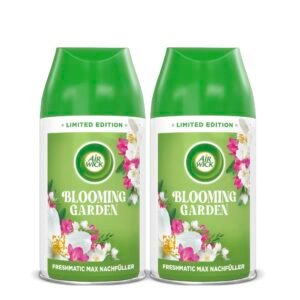 Air Wick Freshmatic Max Raumspray - Nachfüller DUO für den Air Wick Freshmatic Max - Duft: Blooming Garden - 2 x 250 ml Nachfüller