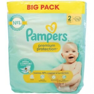 Pampers Einweg-Windeln, Modell Pampers Diapers New Baby, Gr. 2 (4-8 kg), 76cs