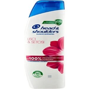 Head & Shoulders Glattes und seidiges Anti-Schuppen-Shampoo, für trockenes Haar, Schuppen-Schutz für Haut und Haar, ausgewogenes Mikrobiom, dermatologisch getestet, 225 ml