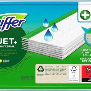 Swiffer Bodenwischer Feuchte Bodentücher Nachfüllpack Mit Zitrone Frischem Duft 20x, Für Eine Schnelle Und Einfache Reinigung