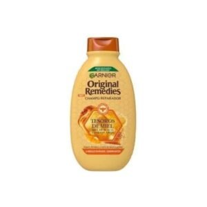 GARNIER Original Remedies Honey Treasures, Reparaturshampoo für trockenes oder geschädigtes Haar, sprödes Haar, 300 Milliliter