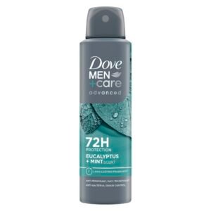Dove Men+Care advanced Deo Spray Eukalyptus + Minze Anti Transpirant schützt 72 Stunden vor Körpergeruch und Schweiß 150 ml