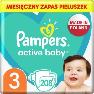 Pampers ABD Monthly Box S3 208 pc(s)