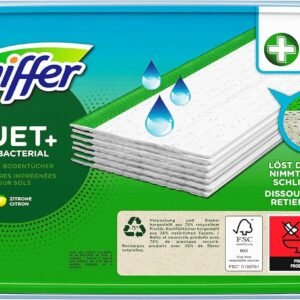 Swiffer Bodenwischer Feuchte Bodentücher Nachfüllpack Mit Zitrone Frischem Duft 10x, Für Eine Schnelle Und Einfache Reinigung