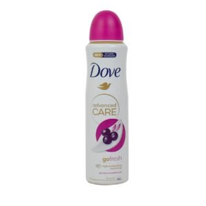 Dove Advanced Care Go Fresh Açaí Deodorant Spray mit feuchtigkeitsspendender und hautfreundlicher Formel, ohne Alkohol, trockene Haut bis zu 72 Stunden, Deodorant für Damen und Herren, 150 ml