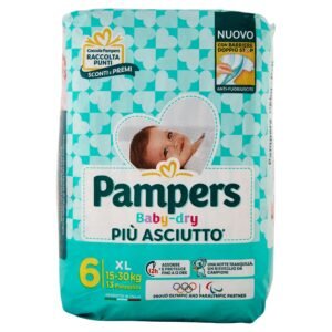 PAMPERS Pannolini Baby Dry 6 XL 15-30 kg 13 Stück