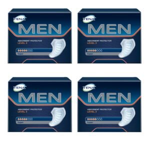 TENA for Men Level 3 Guard für Männer, super Saugfähigkeit, Inkontinenzschutz (4 x 64 Stück)