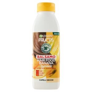 Garnier Balsam Nutriente Fructis Hair Food Banane Pflege-Balsam für trockenes Haar, 350 ml
