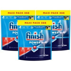 Powerball All in One Max Spülmaschinentabs, 3er Pack (3 x 68 Stück)
