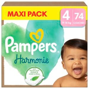 Pampers Harmonie 80 Windeln, Große 4 (9-14 kg)