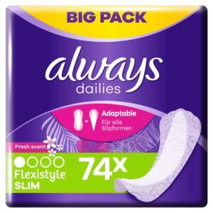 always Slipeinlage Flexistyle Slim Fresh BigPack 74