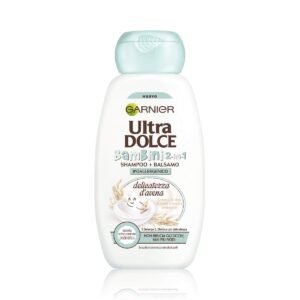 Garnier Shampoo 2in1 Ultra Dolce Delicatezza d'Avena 2in1 Kids, Per Capelli e Cute Delicati dei Bambini, 300 ml