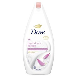 Dove Blumiges Duschgel, dermo-natürliche Feuchtigkeitspflege, Lotusblüten und rote Früchte, 1/4 Feuchtigkeitscreme, dermatologisch getestet, Schaumbad für Damen und Herren, 100% recycelte Flasche*