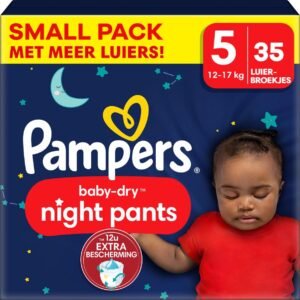 Pampers - Baby Dry Night Pants - Große 5 - Small Pack - 35 Stück - 12/17 KG
