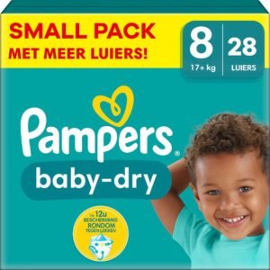 Pampers - Baby Dry - Große 8 - Small Pack - 28 Stück - 17+ KG