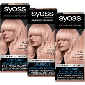 Syoss Professional Performance Haarfarbe 13-5 Platin Aufheller, 3er Pack (3x115ml)
