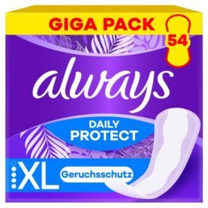 Always Daily Fresh Slipeinlagen Damen, Long (52 Binden) Big Pack, ohne Duft, atmungsaktiv, flexibel