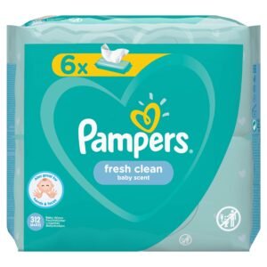 Pampers 81688049 Fresh Clean Baby Feuchttücher, weiß