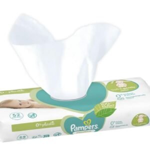 Pampers Sensitive Feuchttücher für Kinder, 1 Packung mit 52 Taschentüchern = 52 Tücher, sanfte Reinigung empfindlicher Babyhaut