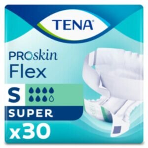 Tena - Tena Proskin Flex Super (klein) Inkontinenzeinlagen, 30 Stück