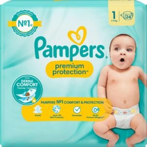Pampers Baby Windeln Große 1 (2-5kg) Premium Protection, 24 Windeln