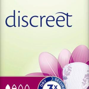 TENA Slipeinlage, Einlage, Discreet Ultra Mini Plus, 24 Stück, Large, Urinschutz, Baby, Mädchen, Blasenschwäche, Wasserfest, Einweg