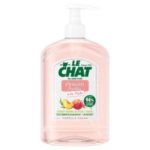 Le Chat Toilette - Handseife - Waschgel - Fruchtige Weichheit - dermatologisch getestet - vegane Formel - pH-neutral - 94 % Inhaltsstoffe natürlichen Ursprungs - Flasche mit 500 ml