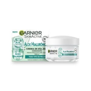 Garnier Hyaluron Aloe Tagescreme mit Aloe Vera und Hyaluronsäure, spendet 48h intensiv Feuchtigkeit, pflegt und gefüllt